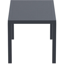 ARES ΤΡΑΠΕΖΙ 140Χ80Χ75εκ. DARK GREY ΠΟΛ/ΝΙΟΥ