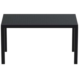 ARES ΤΡΑΠΕΖΙ 140Χ80Χ75εκ. BLACK ΠΟΛ/ΝΙΟΥ