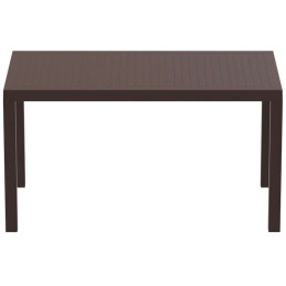 ARES ΤΡΑΠΕΖΙ 140Χ80Χ75εκ. BROWN ΠΟΛ/ΝΙΟΥ