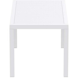 ARES ΤΡΑΠΕΖΙ 140Χ80Χ75εκ. WHITE ΠΟΛ/ΝΙΟΥ