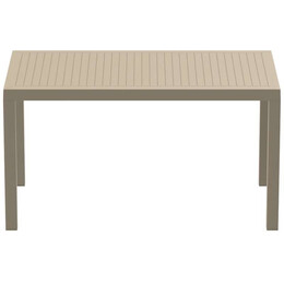 ARES ΤΡΑΠΕΖΙ 140Χ80Χ75εκ. TAUPE ΠΟΛ/ΝΙΟΥ