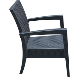 MIAMI DARK GREY ΠΟΛΥΘΡΟΝΑ 72Χ76Χ89εκ. ΠΟΛ/ΝΙΟΥ