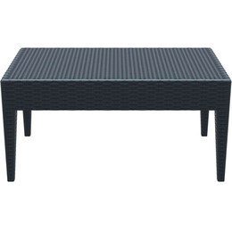 MIAMI DARK GREY ΤΡΑΠΕΖΙ 92Χ53Χ45εκ. ΠΟΛ/ΝΙΟΥ