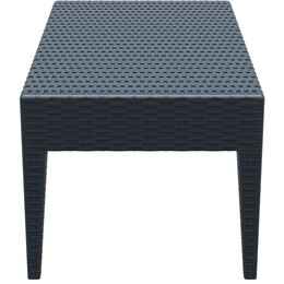 MIAMI DARK GREY ΤΡΑΠΕΖΙ 92Χ53Χ45εκ. ΠΟΛ/ΝΙΟΥ