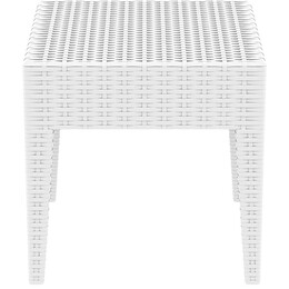 MIAMI WHITE ΤΡΑΠΕΖΙ 45Χ45Χ45εκ. ΠΟΛ/ΝΙΟΥ