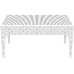 MIAMI WHITE ΤΡΑΠΕΖΙ 92Χ53Χ45εκ. ΠΟΛ/ΝΙΟΥ