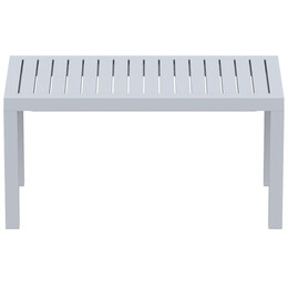 OCEAN SILVER GREY ΤΡΑΠΕΖΙ 90Χ45Χ45εκ. ΠΟΛ/ΝΙΟΥ