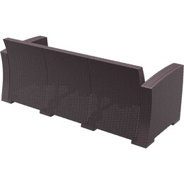 MONACO BROWN 3ΘΕΣΙΟΣ ΚΑΝΑΠΕΣ ΠΟΛ/ΝΙΟΥ