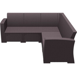 MONACO BROWN ΓΩΝΙΑ 207Χ207Χ79εκ. ΠΟΛ/ΝΙΟΥ