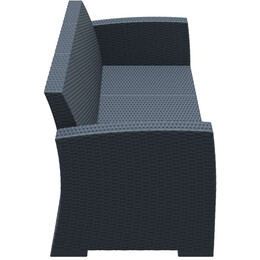 MONACO DARK GREY 3ΘΕΣΙΟΣ ΚΑΝΑΠΕΣ ΠΟΛ/ΝΙΟΥ