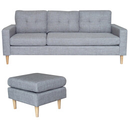 LIANA S GREY ΥΦΑΣΜΑ ΚΑΝΑΠΕΣ/ΓΩΝΙΑ 185Χ126εκ.