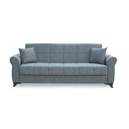 LENA GREY ΥΦΑΣΜΑ 3ΘΕΣΙΟΣ ΚΑΝΑΠΕΣ/ΚΡΕΒΑΤΙ ΜΕ ΑΠΟΘ.ΧΩΡΟ 210X80εκ.