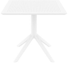 SKY WHITE 80X80X74εκ. ΤΡΑΠΕΖΙ ΠΟΛ/ΝΙΟΥ