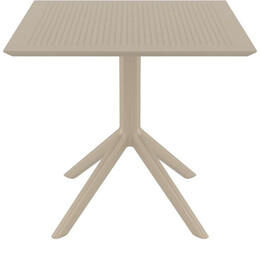 SKY TAUPE 80X80X74εκ. ΤΡΑΠΕΖΙ ΠΟΛ/ΝΙΟΥ