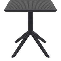 SKY BLACK 70X70X74εκ. ΤΡΑΠΕΖΙ ΠΟΛ/ΝΙΟΥ