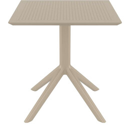 SKY TAUPE 70X70X74εκ. ΤΡΑΠΕΖΙ ΠΟΛ/ΝΙΟΥ