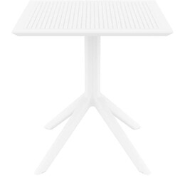 SKY WHITE 70X70X74εκ. ΤΡΑΠΕΖΙ ΠΟΛ/ΝΙΟΥ