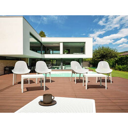 SKY WHITE 50Χ60Χ40εκ. ΤΡΑΠΕΖΙ ΠΟΛ/ΝΙΟΥ