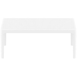 SKY WHITE 100Χ60Χ40εκ. ΤΡΑΠΕΖΙ ΠΟΛ/ΝΙΟΥ