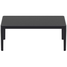 SKY BLACK 100Χ60Χ40εκ. ΤΡΑΠΕΖΙ ΠΟΛ/ΝΙΟΥ