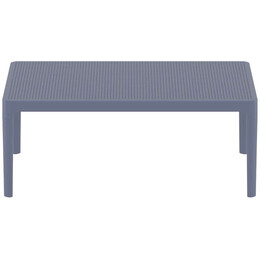 SKY DARK GREY 100Χ60Χ40εκ. ΤΡΑΠΕΖΙ ΠΟΛ/ΝΙΟΥ