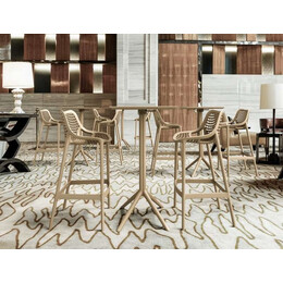 SKY TAUPE BAR 60Χ60Χ108εκ.ΠΤΥΣ/ΝΟ ΤΡΑΠ. ΠΟΛ/ΝΙΟΥ