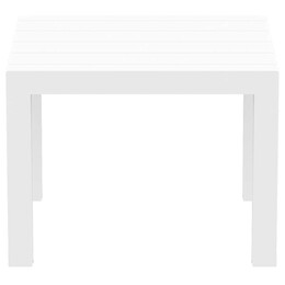 VEGAS WHITE 100X100/140Χ75εκ. ΕΠΕΚΤ.ΤΡΑΠΕΖΙ ΠΟΛ/ΝΙΟΥ