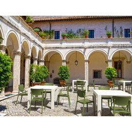 VEGAS WHITE 100X100/140Χ75εκ. ΕΠΕΚΤ.ΤΡΑΠΕΖΙ ΠΟΛ/ΝΙΟΥ