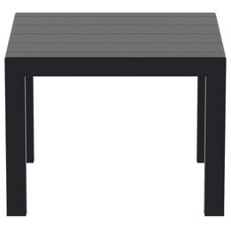 VEGAS BLACK 100X100/140Χ75εκ. ΕΠΕΚΤ.ΤΡΑΠΕΖΙ ΠΟΛ/ΝΙΟΥ