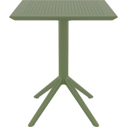 SKY OL.GREEN 60Χ60X74εκ. ΤΡΑΠΕΖΙ ΠΤΥΣ/ΝΟ ΠΟΛ/ΝΙΟΥ