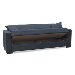 ROVER GREY ΥΦΑΣΜΑ 3ΘΕΣΙΟΣ ΚΑΝΑΠΕΣ/ΚΡΕΒΑΤΙ ΜΕ ΑΠΟΘ.ΧΩΡΟ 210X80εκ.