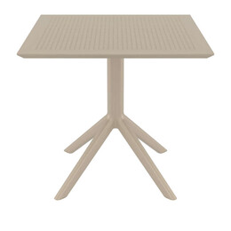 SKY TAUPE 80X80X74εκ. ΤΡΑΠΕΖΙ ΠΟΛ/ΝΙΟΥ