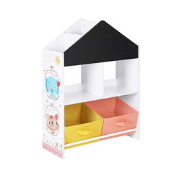 Songmics Παιδική Βιβλιοθήκη / Μονάδα Αποθήκευσης Πολύχρωμη 65x26.5x90cm (Gkr320w01) (Snggkr320w01)