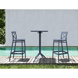 CROSS 75εκ. ΣΚΑΜΠΟ DARK GREY ΠΟΛ/ΝΙΟΥ