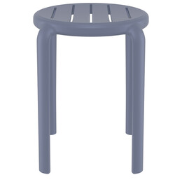 TOM 45εκ. ΣΚΑΜΠΟ DARK GREY ΠΟΛ/ΝΙΟΥ