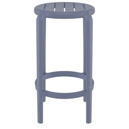 TOM 65εκ. ΣΚΑΜΠΟ DARK GREY ΠΟΛ/ΝΙΟΥ