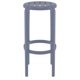 TOM 75εκ. ΣΚΑΜΠΟ DARK GREY ΠΟΛ/ΝΙΟΥ