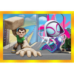 Clementoni Παιδικό Παζλ 4 in 1 Super Color Marvel Spidey Και Οι Απίθανοι Φίλοι Του 12-16-20-24 τμχ