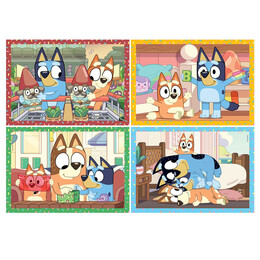 Clementoni Παιδικό Παζλ 4 in 1 Super Color Bluey 12-16-20-24 τμχ