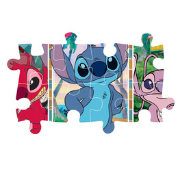 Clementoni Παιδικό Παζλ Maxi Super Color Disney Stitch 24 τμχ