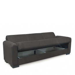 Καναπές Κρεβάτι Τριθέσιος ArteLibre HOMER Ανθρακί 226x78x78cm