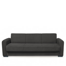 Καναπές Κρεβάτι Τριθέσιος ArteLibre HOMER Ανθρακί 226x78x78cm