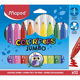 Μαρκαδοροι Color' Peps Maxi  x12  Special Edition   σε Χαρτινη Συσκευασια