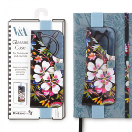 ΘΗΚΗ ΓΥΑΛΙΩΝ ΒΙΒΛΙΟΥ IF BOOKAROO CASE V&A BLACK FLORAL 49402