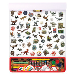 Giga Block Σετ Ζωγραφικής Jurassic World 5 Σε 1 Για 3+ Χρονών