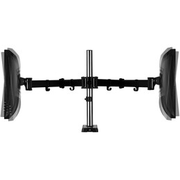Arctic Z2 (Gen 3) - Dual Monitor Arm with 4-Port USB Hub in black color