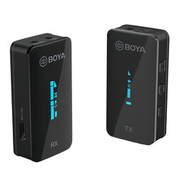 BOYA BY-XM6-S1 2.4 Ghz wireless mic system 3.5mm for camera, phone, laptop (1 transmitter)