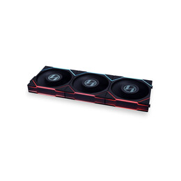 Lian Li UNIFAN TL LCD 120 -3PCS Black (Triple pack include Controller) - Case Fan