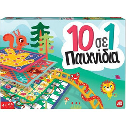 As Games Clementoni 10 σε 1 Παιχνίδια - Επιτραπέζιο (1040-63631)