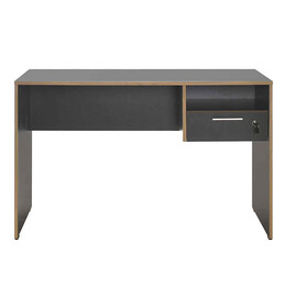 Γραφείο Εργασίας Concept Megapap Χρώμα Ανθρακί 120x60x75εκ.